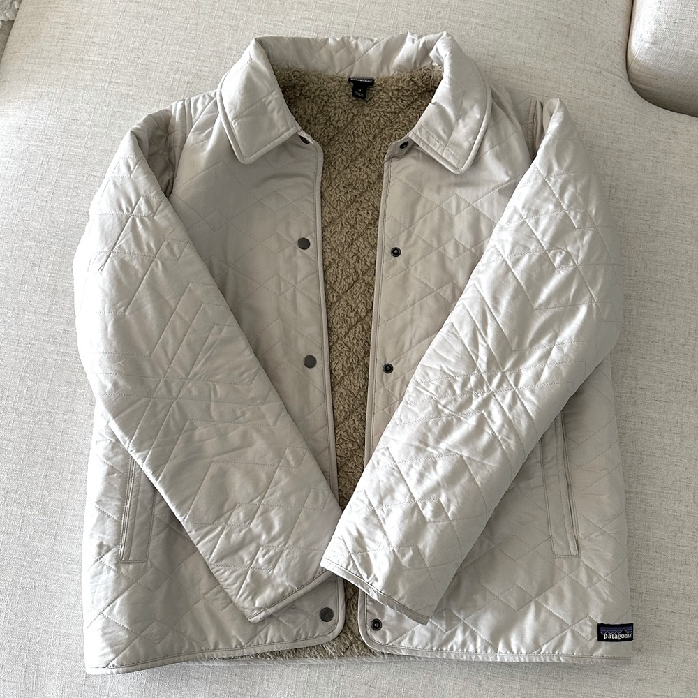 Patagonia Sherpa lined quilted jacket